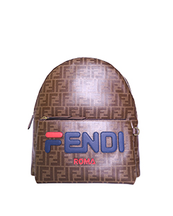 Fendi x Fila FF Motif Backpack,Canvas,Brown,7VZ042-ASN7.0501,DB/T,4*